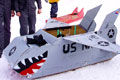 Cardboard Box Downhill Derby at The Lake Louise Ski Area