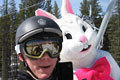 Easter Bunny Visits the Resort at The Lake Louise Ski Area